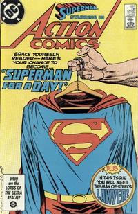 Cover for Action Comics (DC, 1938 series) #581 [Direct]