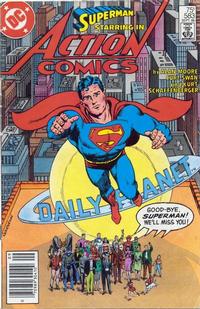 Cover for Action Comics (DC, 1938 series) #583 [Newsstand]