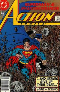Cover Thumbnail for Action Comics (DC, 1938 series) #585 [Newsstand]