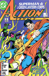 Cover for Action Comics (DC, 1938 series) #589 [Direct]