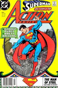 Cover Thumbnail for Action Comics (DC, 1938 series) #643 [Newsstand]