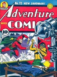 Cover Thumbnail for Adventure Comics (DC, 1938 series) #72