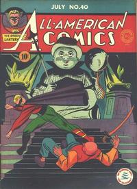 Cover for All-American Comics (DC, 1939 series) #40