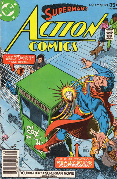 Cover for Action Comics (DC, 1938 series) #475