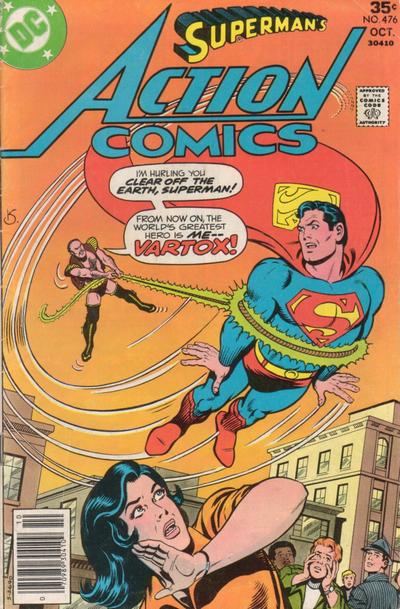 Cover for Action Comics (DC, 1938 series) #476