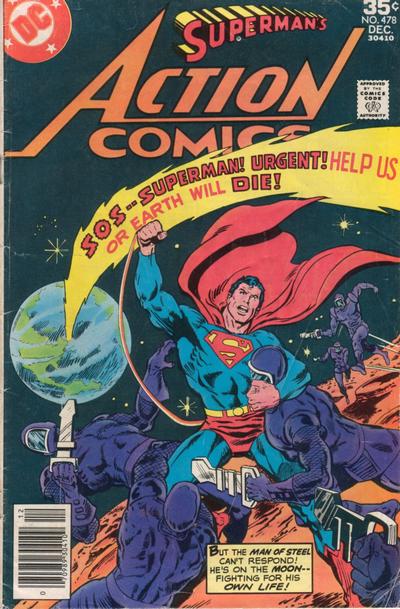Cover for Action Comics (DC, 1938 series) #478