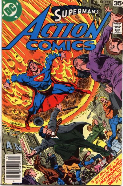 Cover for Action Comics (DC, 1938 series) #480