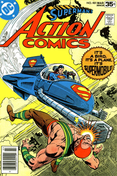 Cover for Action Comics (DC, 1938 series) #481