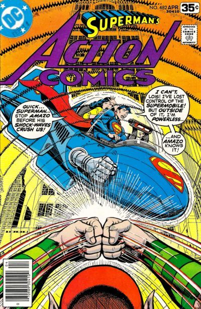 Cover for Action Comics (DC, 1938 series) #482