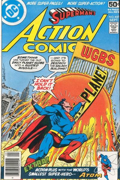 Cover for Action Comics (DC, 1938 series) #487