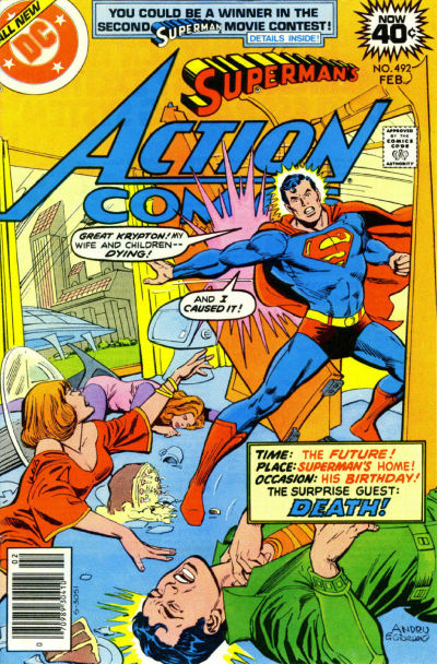 Cover for Action Comics (DC, 1938 series) #492