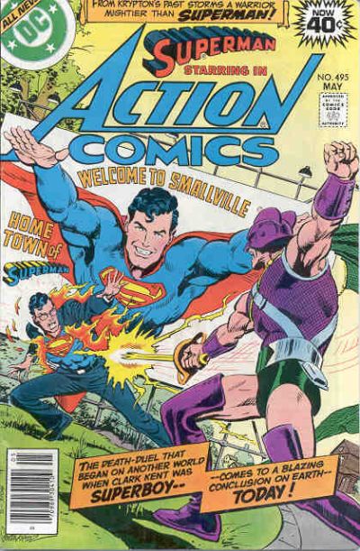 Cover for Action Comics (DC, 1938 series) #495
