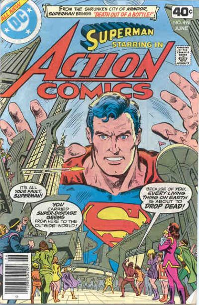 Cover for Action Comics (DC, 1938 series) #496