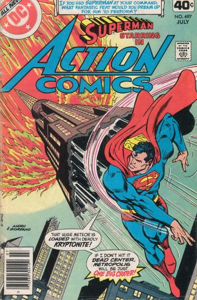Cover for Action Comics (DC, 1938 series) #497