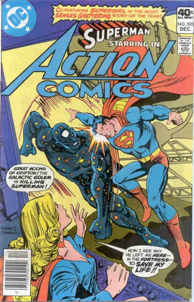 Cover for Action Comics (DC, 1938 series) #502