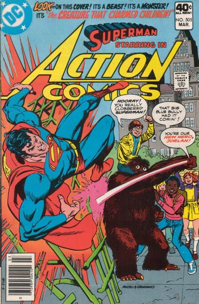 Cover for Action Comics (DC, 1938 series) #505