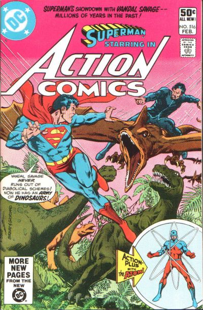 Cover for Action Comics (DC, 1938 series) #516 [Direct]