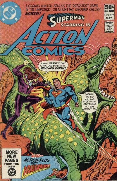 Cover for Action Comics (DC, 1938 series) #519 [Direct]