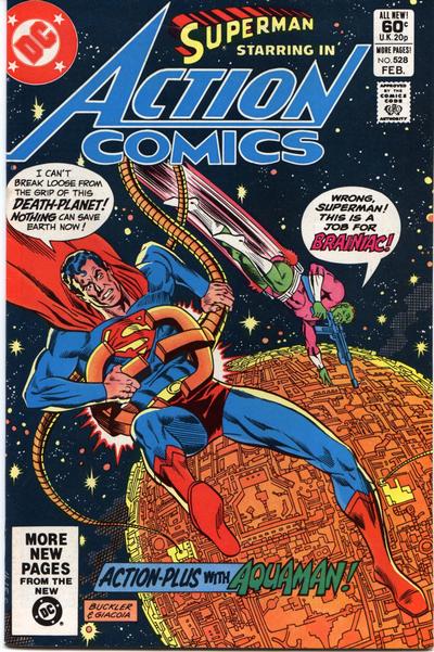 Cover for Action Comics (DC, 1938 series) #528 [Direct]