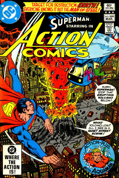 Cover for Action Comics (DC, 1938 series) #529 [Direct]