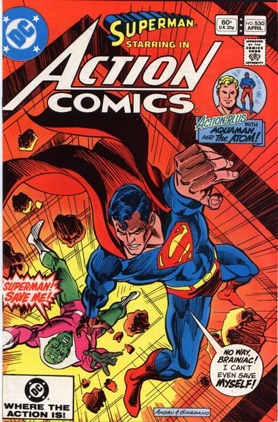 Cover for Action Comics (DC, 1938 series) #530 [Direct]