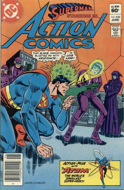 Cover for Action Comics (DC, 1938 series) #532 [Newsstand]