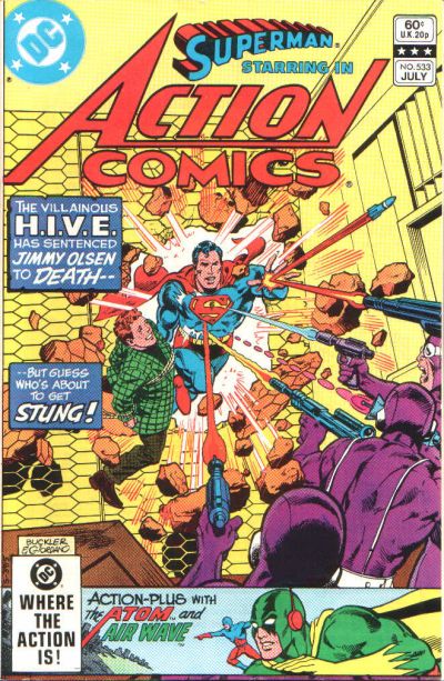 Cover for Action Comics (DC, 1938 series) #533 [Direct]