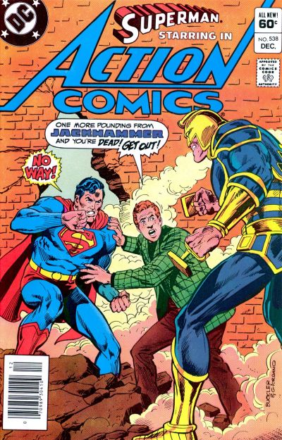 Cover for Action Comics (DC, 1938 series) #538 [Newsstand]