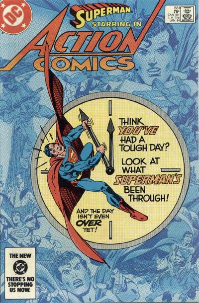 Cover for Action Comics (DC, 1938 series) #551 [Direct]
