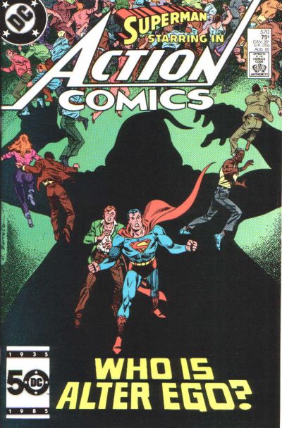 Cover for Action Comics (DC, 1938 series) #570 [Direct]