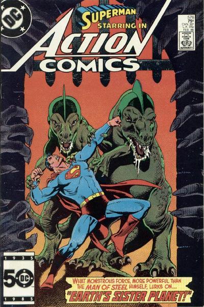 Cover for Action Comics (DC, 1938 series) #576 [Direct]