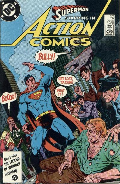 Cover for Action Comics (DC, 1938 series) #578 [Direct]