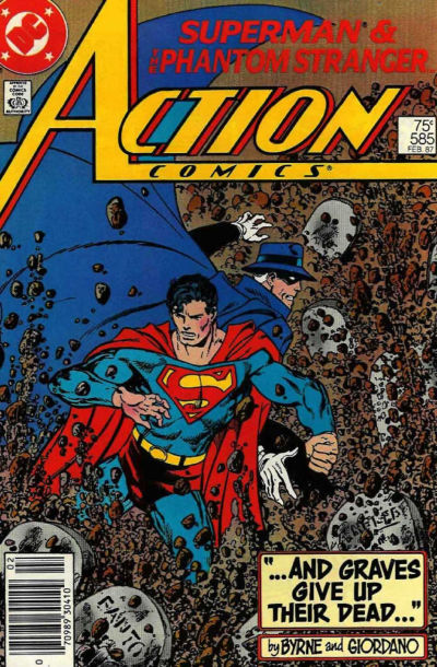 Cover for Action Comics (DC, 1938 series) #585 [Newsstand]