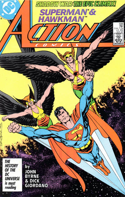 Cover for Action Comics (DC, 1938 series) #588 [Direct]