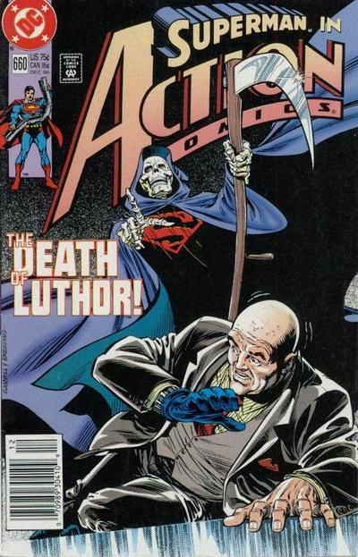 Cover for Action Comics (DC, 1938 series) #660 [Newsstand]