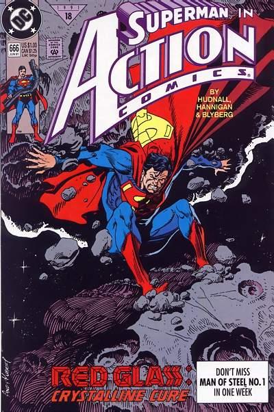Cover for Action Comics (DC, 1938 series) #666 [Direct]