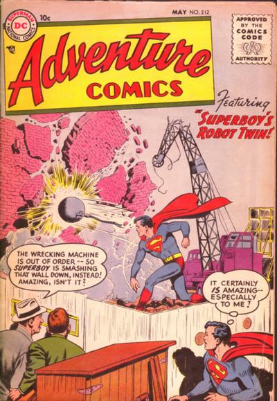 Cover for Adventure Comics (DC, 1938 series) #212