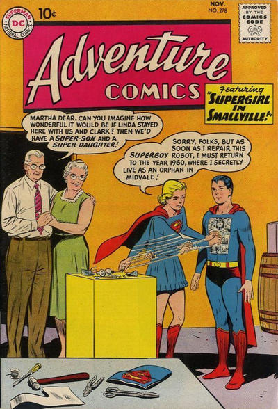 Cover for Adventure Comics (DC, 1938 series) #278