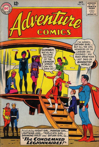 Cover for Adventure Comics (DC, 1938 series) #313