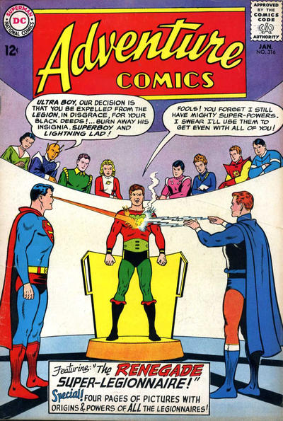 Cover for Adventure Comics (DC, 1938 series) #316