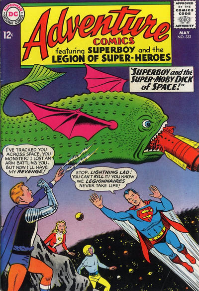 Cover for Adventure Comics (DC, 1938 series) #332