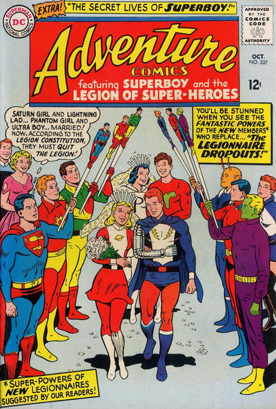 Cover for Adventure Comics (DC, 1938 series) #337