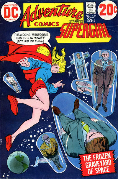 Cover for Adventure Comics (DC, 1938 series) #424