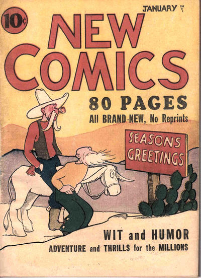 Cover for New Comics (DC, 1935 series) #v1#2