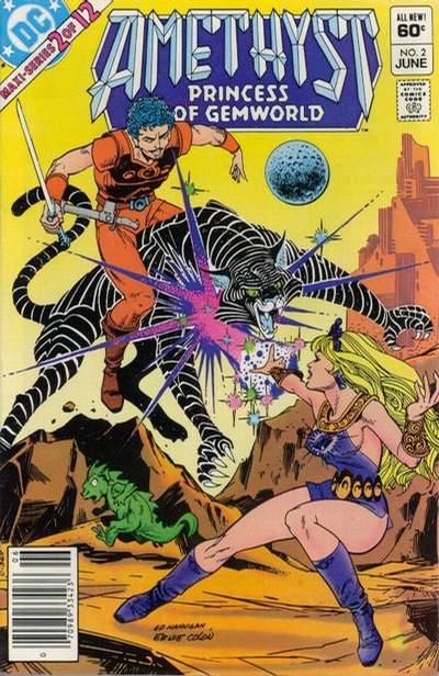 Cover for Amethyst, Princess of Gemworld (DC, 1983 series) #2 [Newsstand]