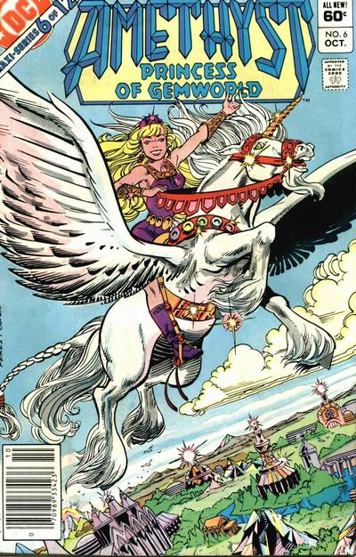 Cover for Amethyst, Princess of Gemworld (DC, 1983 series) #6 [Newsstand]
