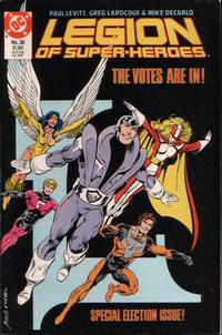 Cover Thumbnail for Legion of Super-Heroes (DC, 1984 series) #36