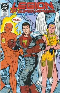 Cover Thumbnail for Legion of Super-Heroes (DC, 1984 series) #54