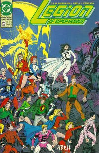 Cover Thumbnail for Legion of Super-Heroes (DC, 1989 series) #25