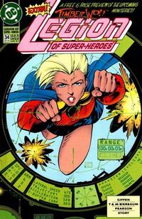 Cover Thumbnail for Legion of Super-Heroes (DC, 1989 series) #34
